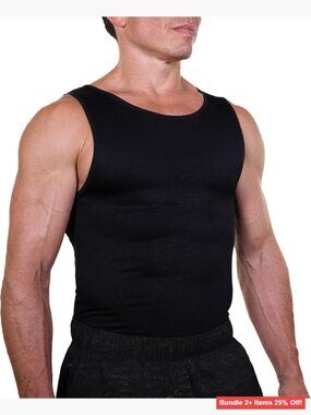 Men's Compression Shirt Slim Fit Shapewear for Chest Stomach